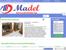 Tablet Screenshot of madelimobiliaria.com.br